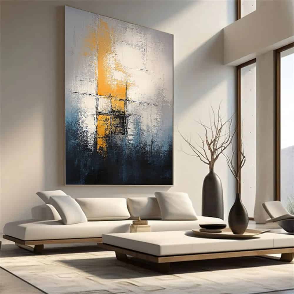 ABSTRACT ART "GOLDEN NEXUS"