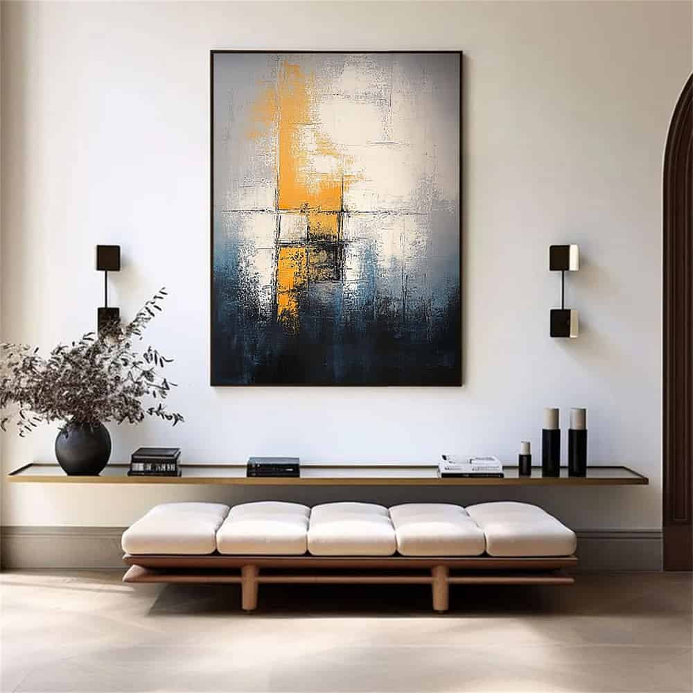 ABSTRACT ART "GOLDEN NEXUS"