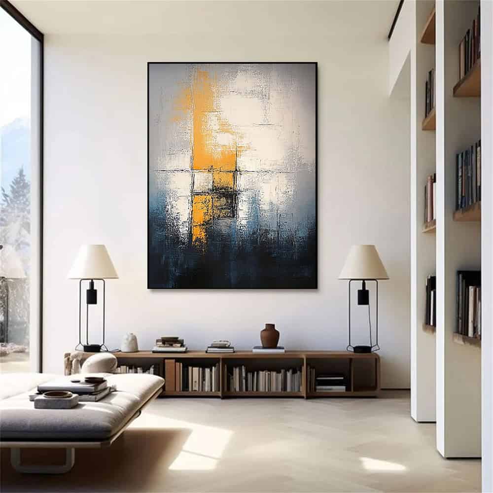 ABSTRACT ART "GOLDEN NEXUS"