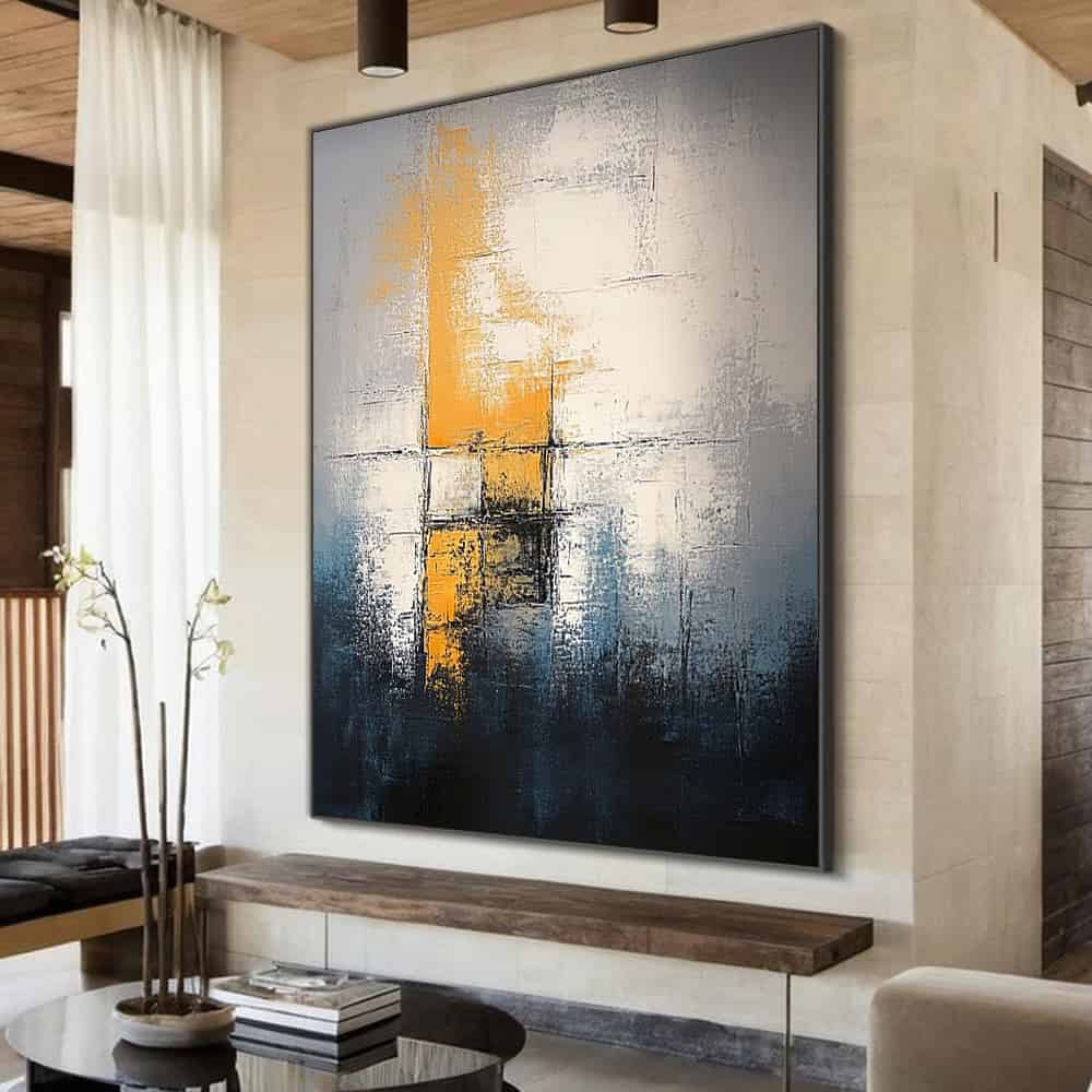 ABSTRACT ART "GOLDEN NEXUS"