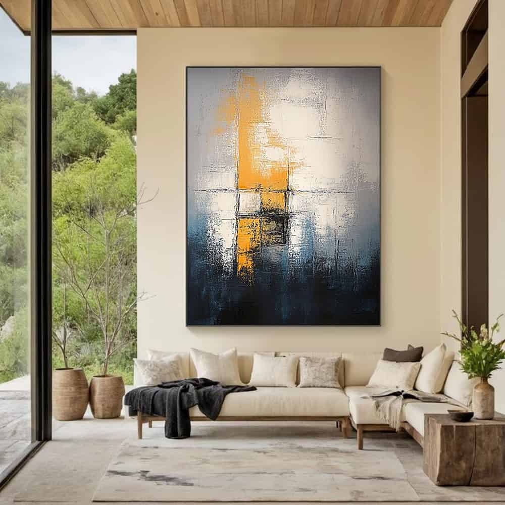 ABSTRACT ART "GOLDEN NEXUS"