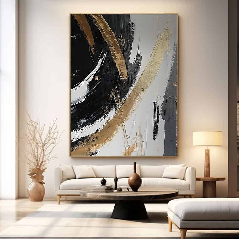 ABSTRACT ART "MIDNIGHT RUSH"