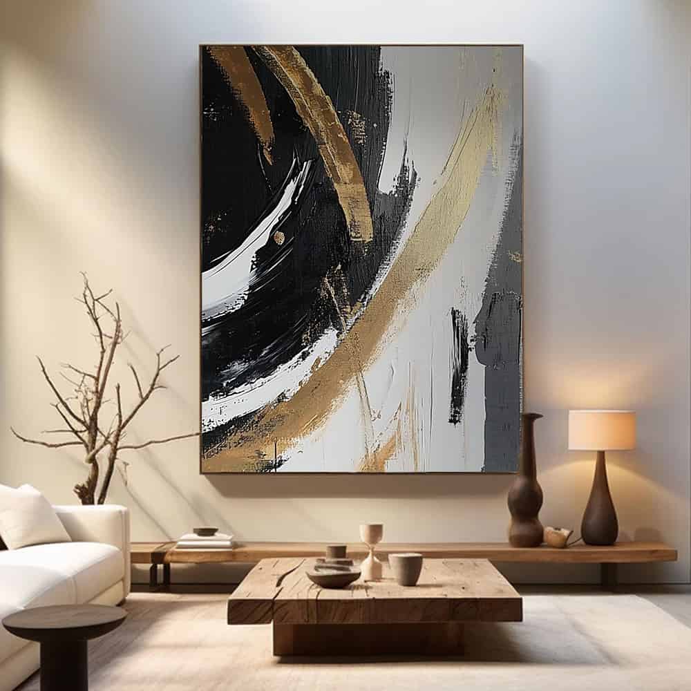 ABSTRACT ART "MIDNIGHT RUSH"