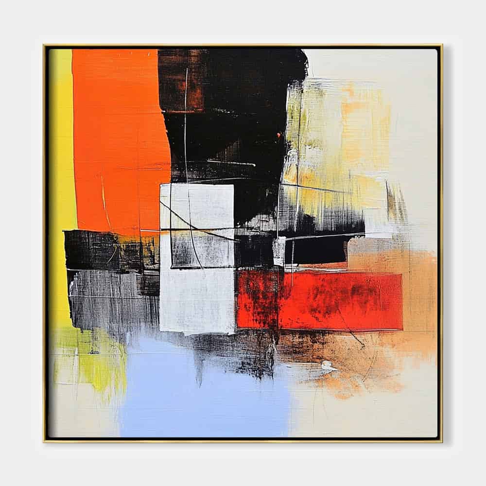 ABSTRACT ART "STRUCTURED CHAOS"