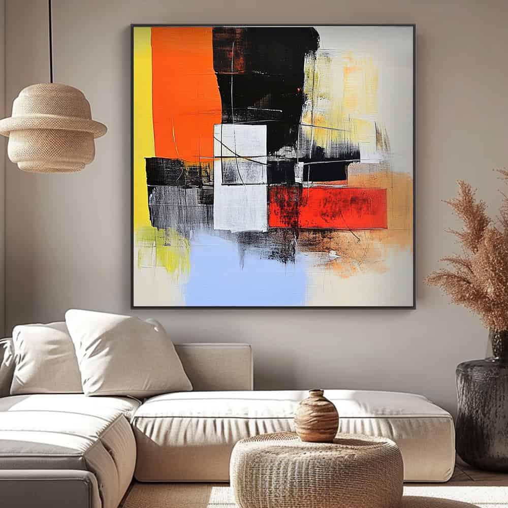 ABSTRACT ART "STRUCTURED CHAOS"