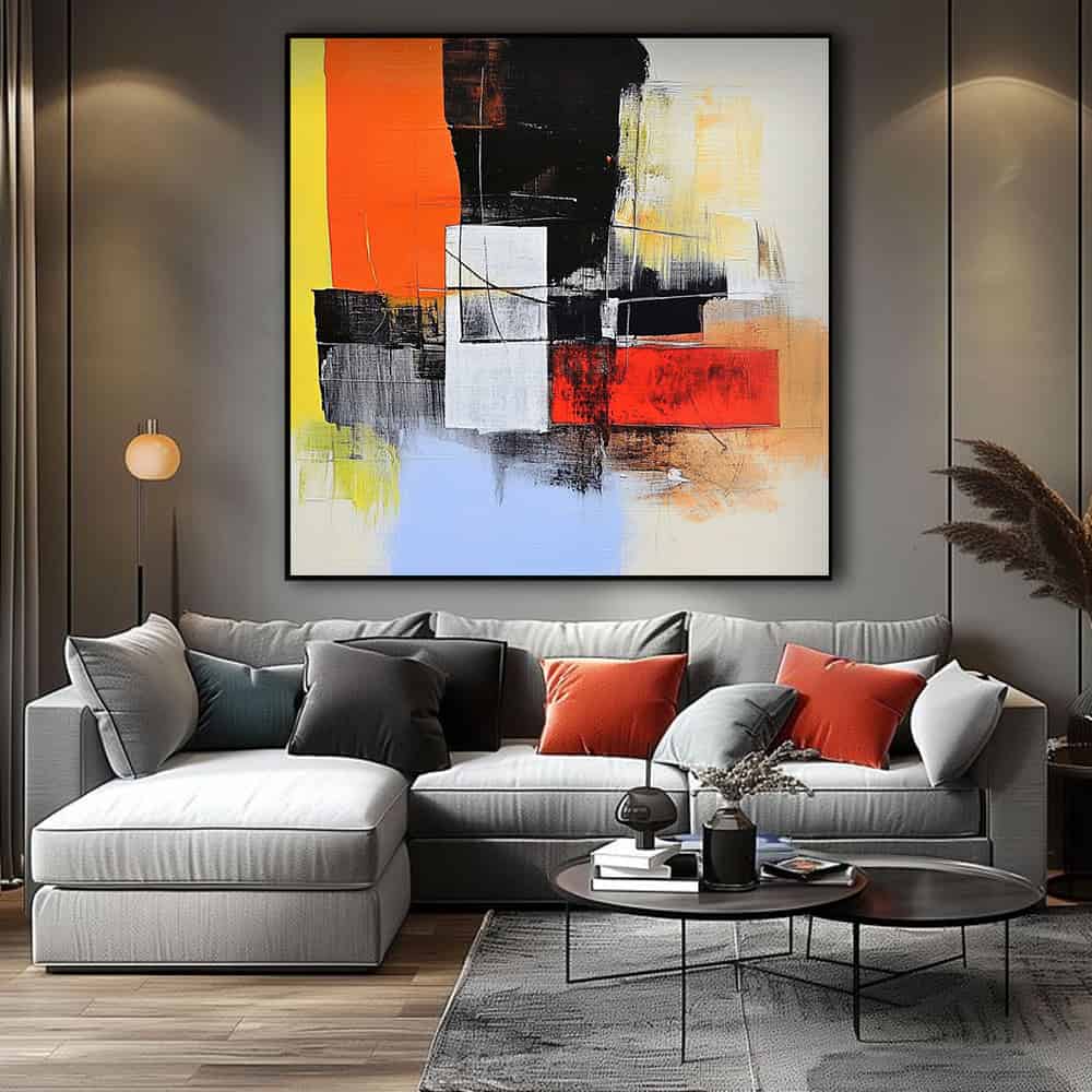 ABSTRACT ART "STRUCTURED CHAOS"