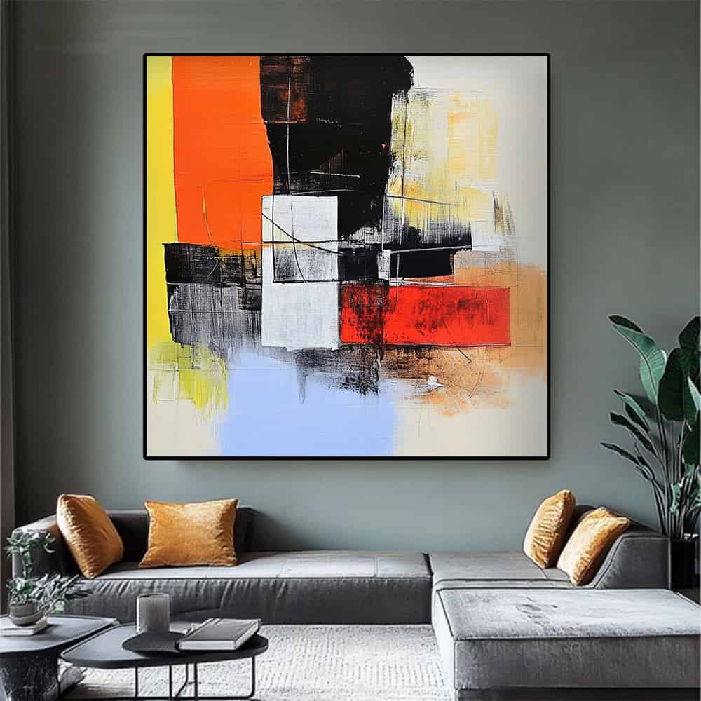 ABSTRACT ART "STRUCTURED CHAOS"