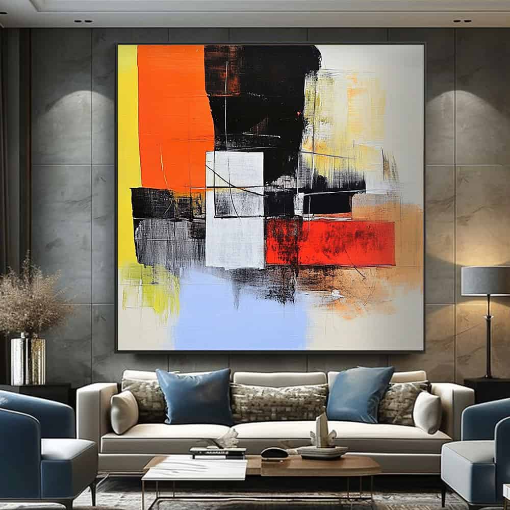 ABSTRACT ART "STRUCTURED CHAOS"