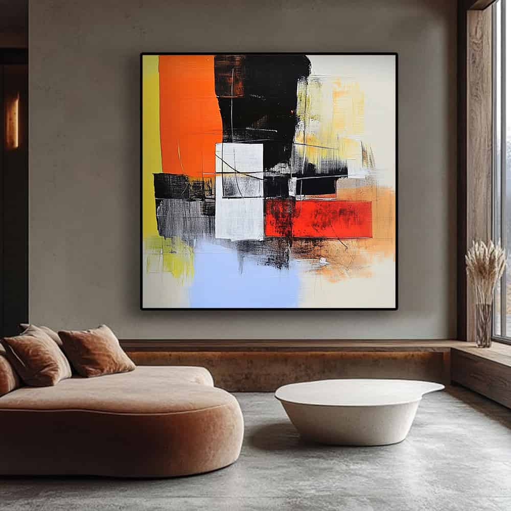 ABSTRACT ART "STRUCTURED CHAOS"