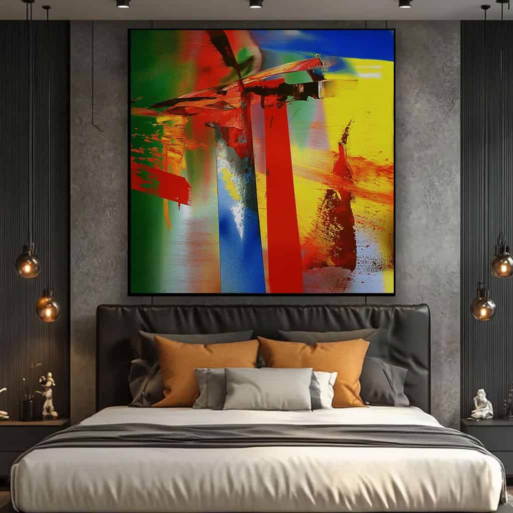 ABSTRACT ART "SYNTHETIC COLLISION"