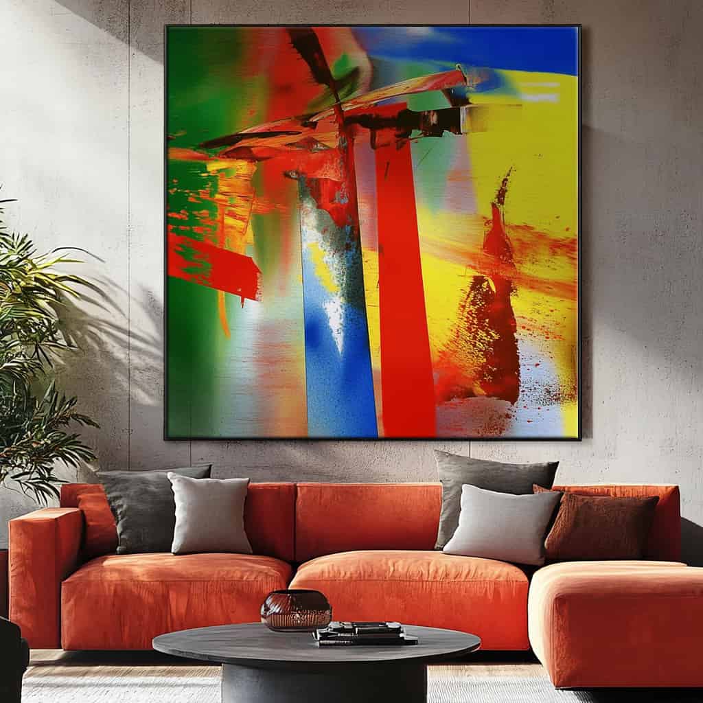 ABSTRACT ART "SYNTHETIC COLLISION"