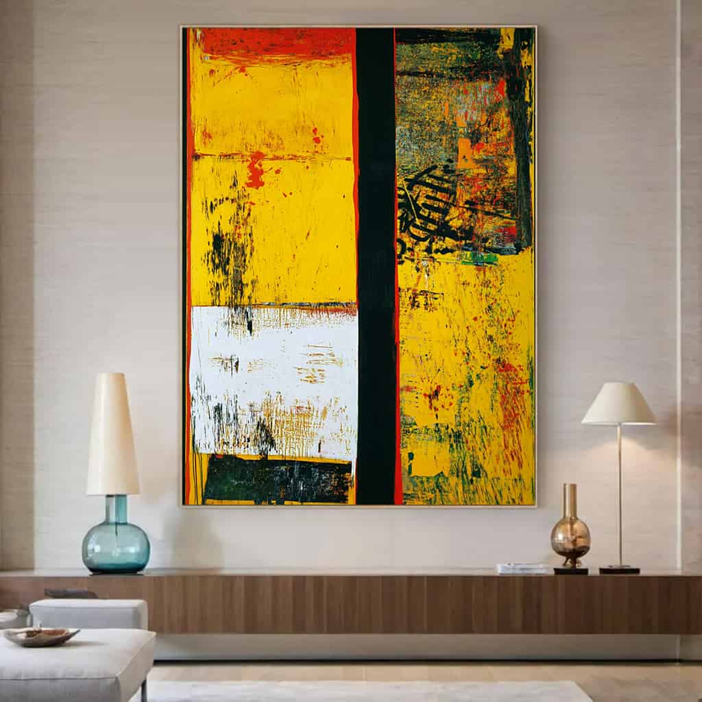 ABSTRACT ART "URBAN DIVIDE"