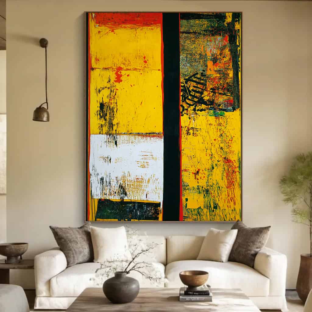 ABSTRACT ART "URBAN DIVIDE"