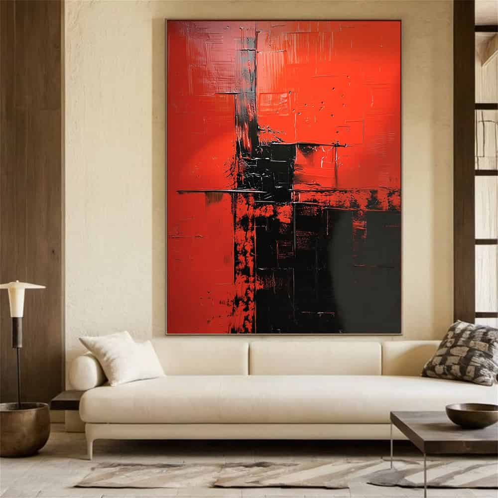 ABSTRACT ART "VOLCANIC FRACTURE"