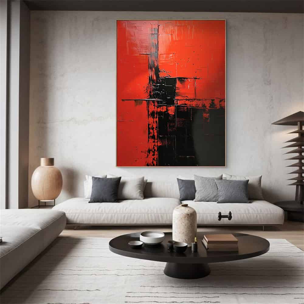 ABSTRACT ART "VOLCANIC FRACTURE"