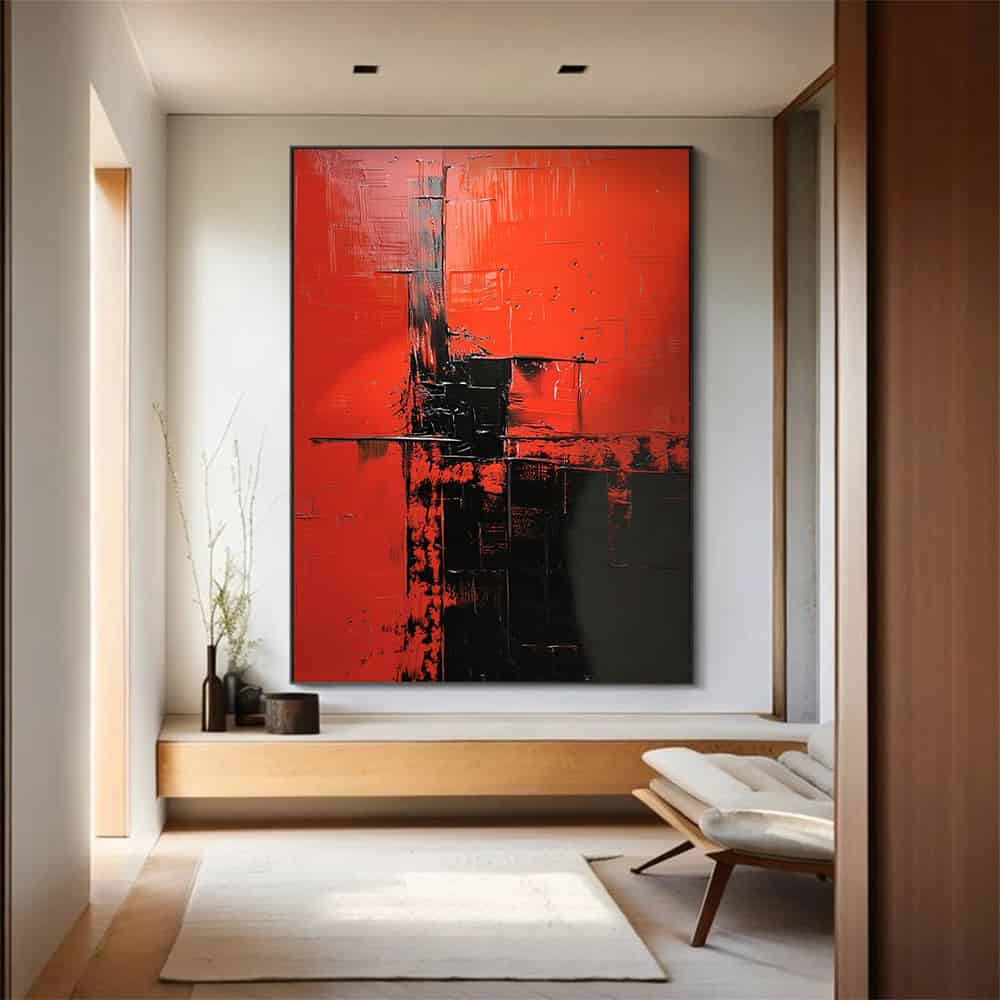ABSTRACT ART "VOLCANIC FRACTURE"