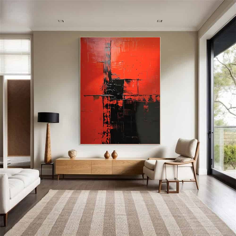 ABSTRACT ART "VOLCANIC FRACTURE"