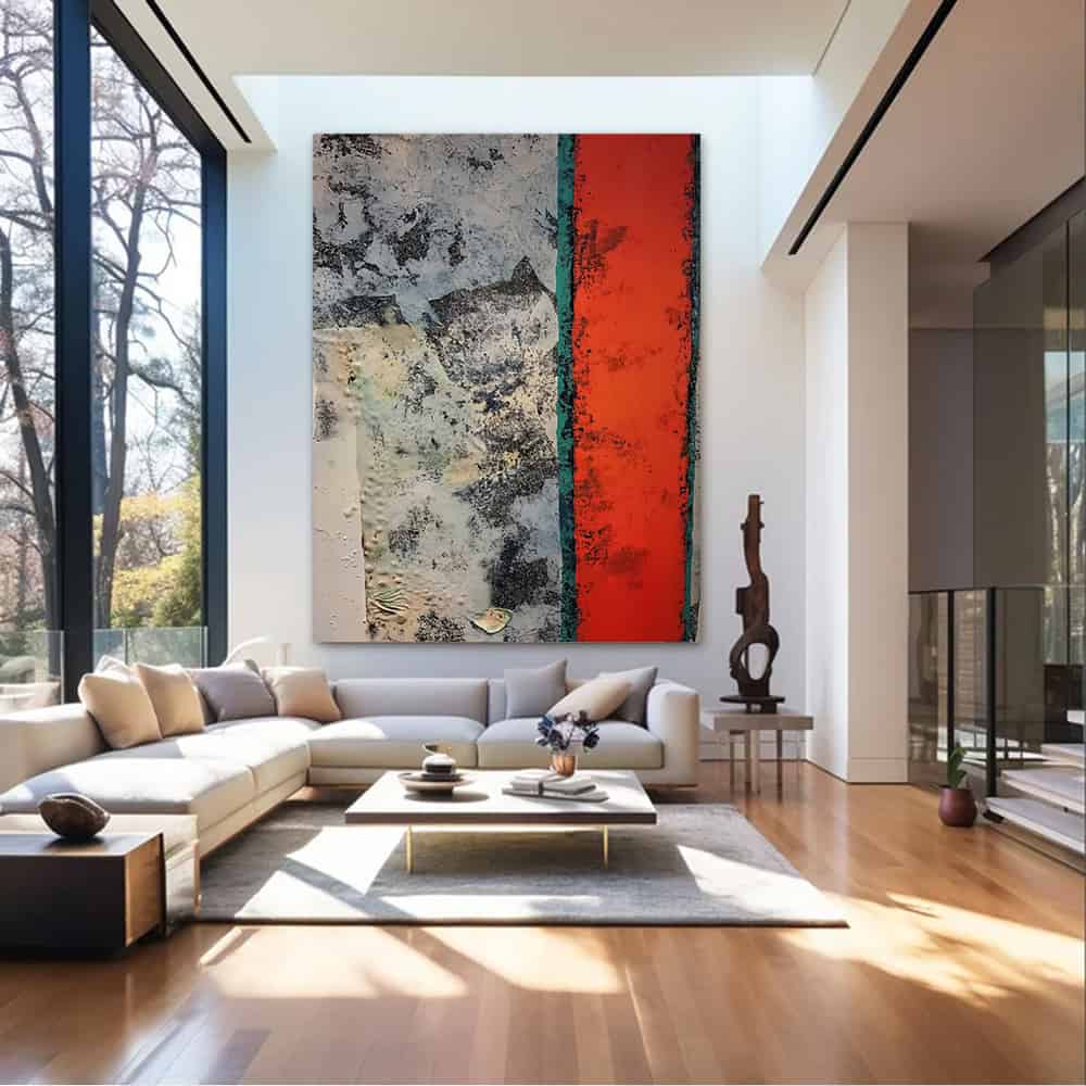 ABSTRACT ART "VOLCANIC SEAM"