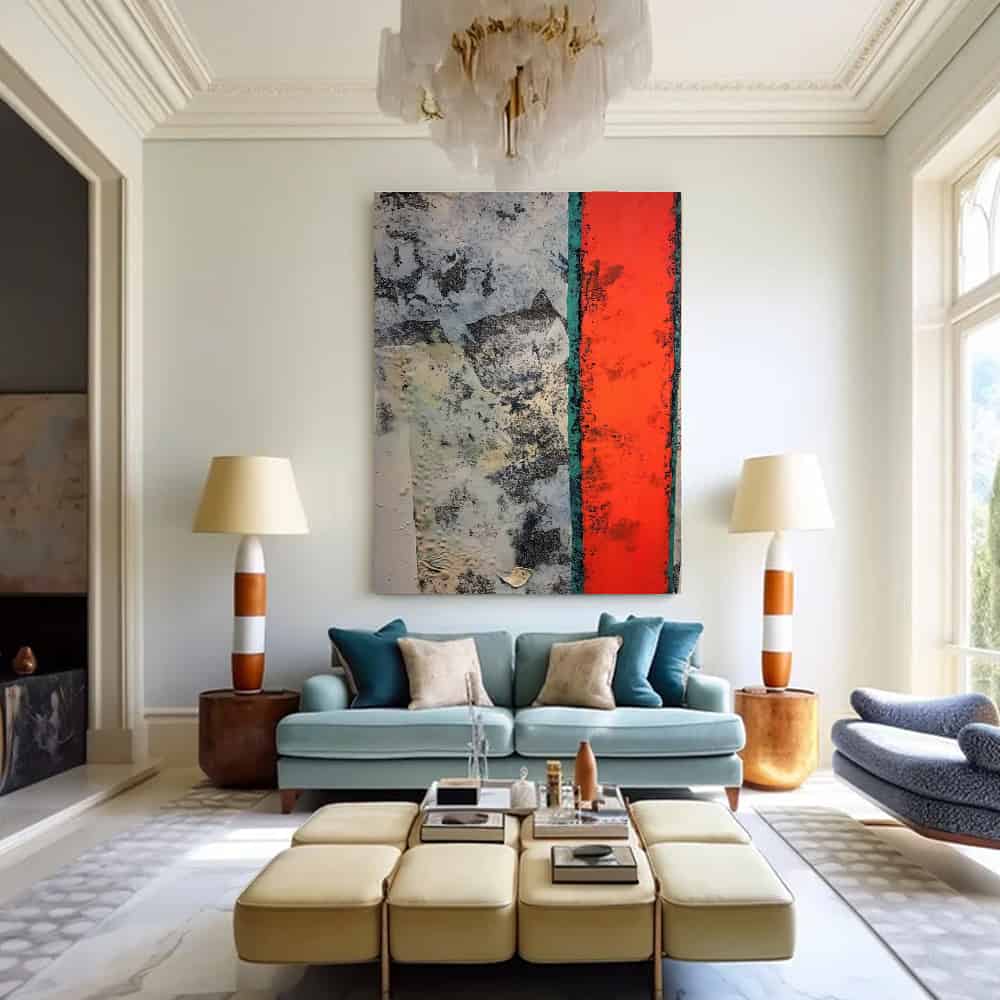ABSTRACT ART "VOLCANIC SEAM"