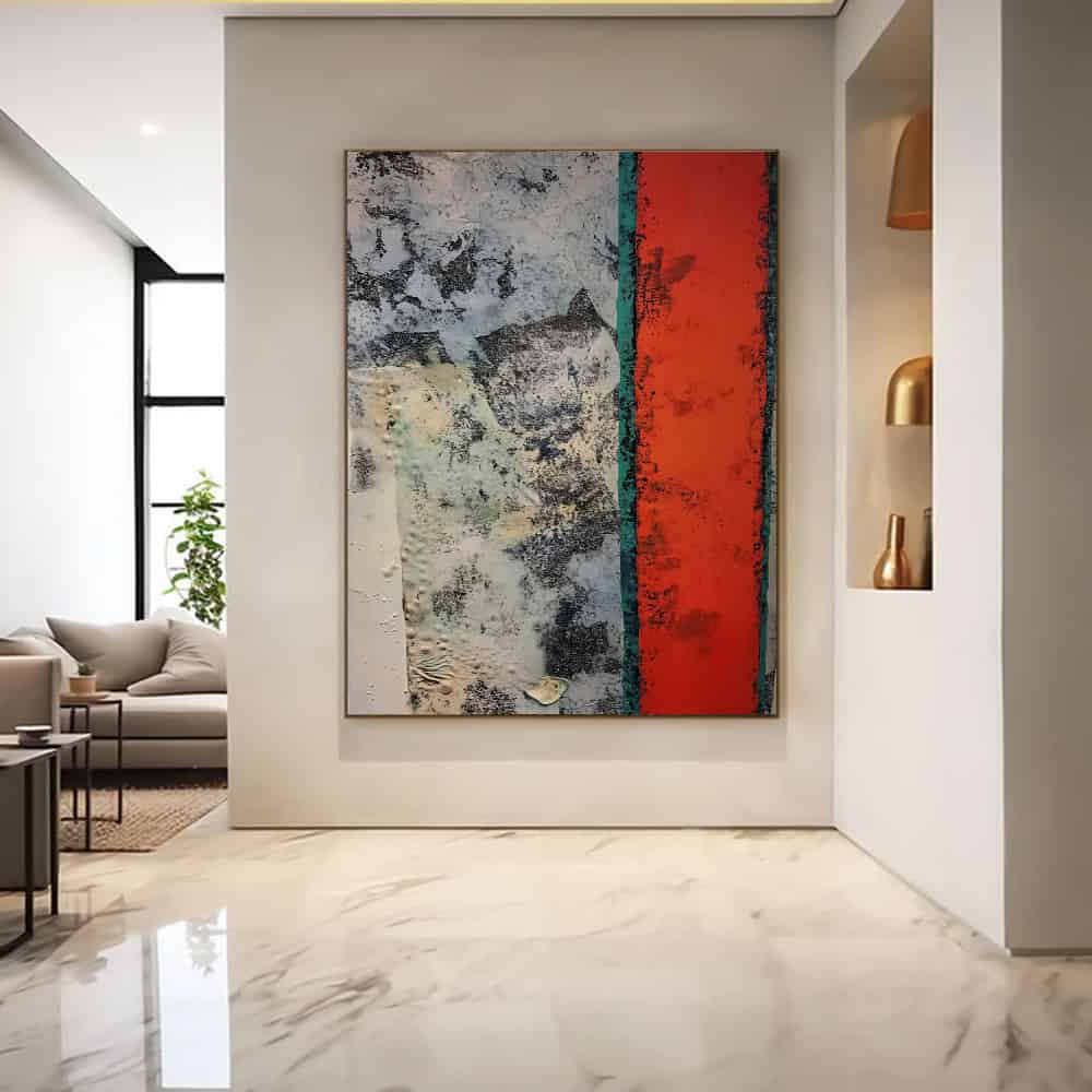 ABSTRACT ART "VOLCANIC SEAM"
