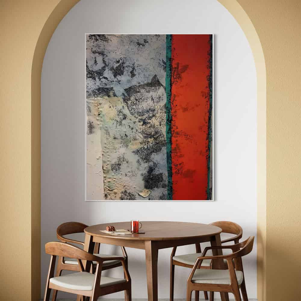 ABSTRACT ART "VOLCANIC SEAM"
