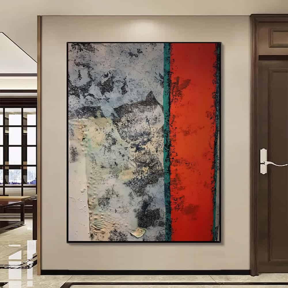 ABSTRACT ART "VOLCANIC SEAM"