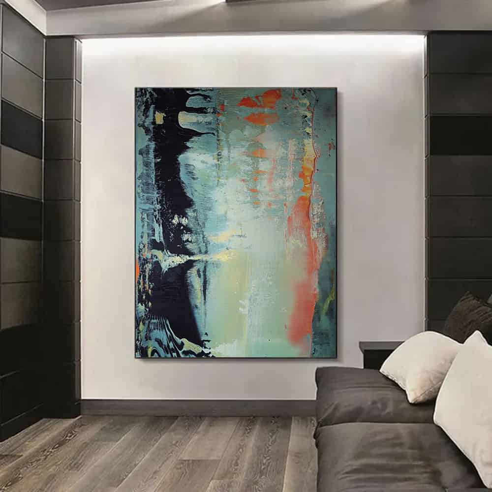 ABSTRACT ART "VOLCANIC SHORELINE"