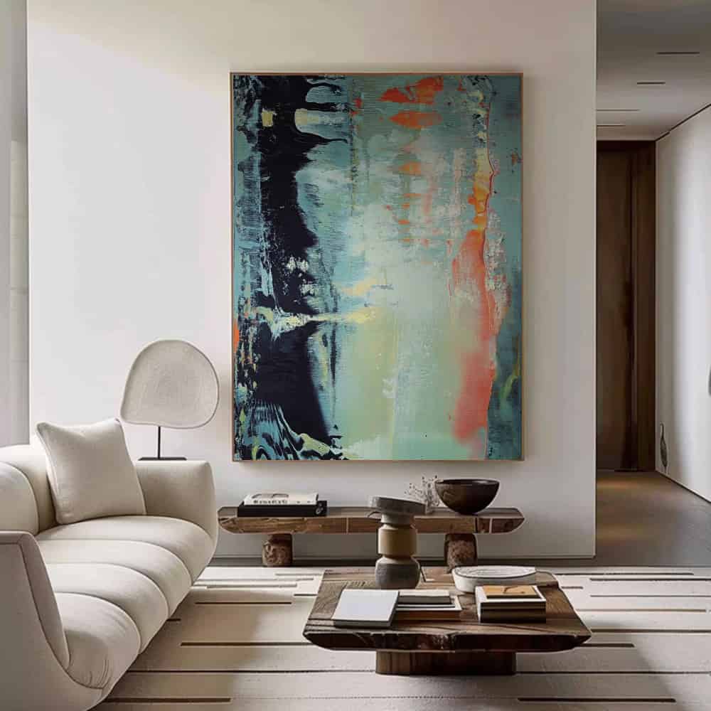ABSTRACT ART "VOLCANIC SHORELINE"