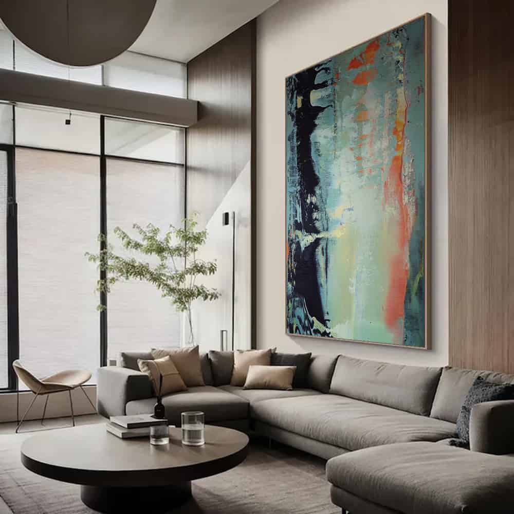 ABSTRACT ART "VOLCANIC SHORELINE"