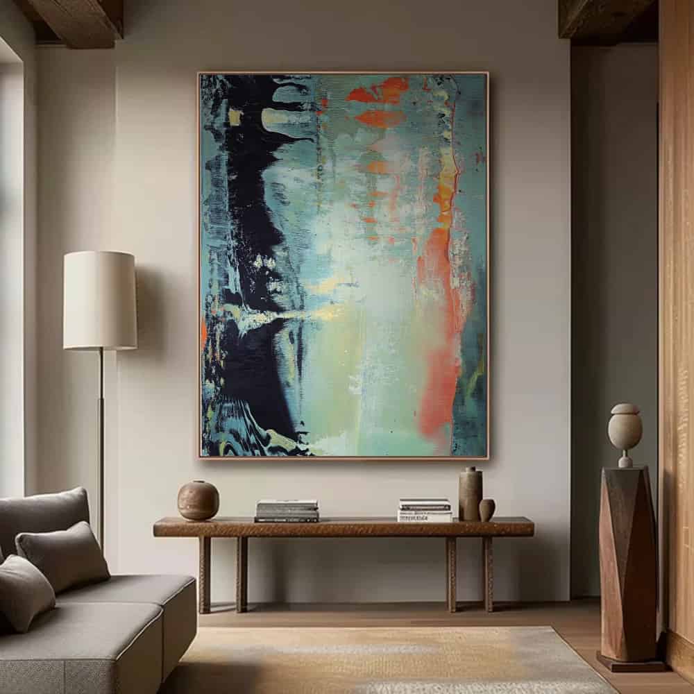 ABSTRACT ART "VOLCANIC SHORELINE"