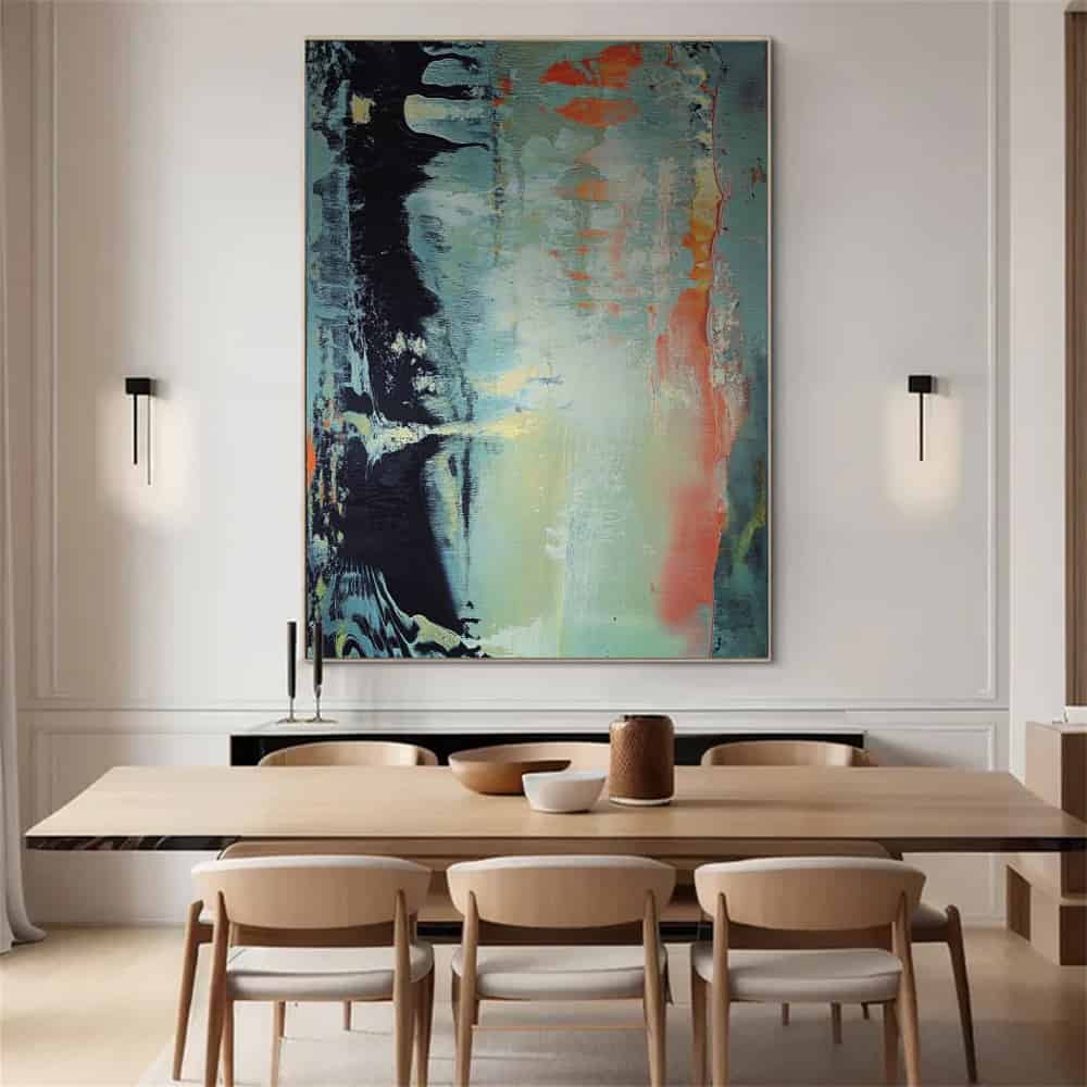 ABSTRACT ART "VOLCANIC SHORELINE"