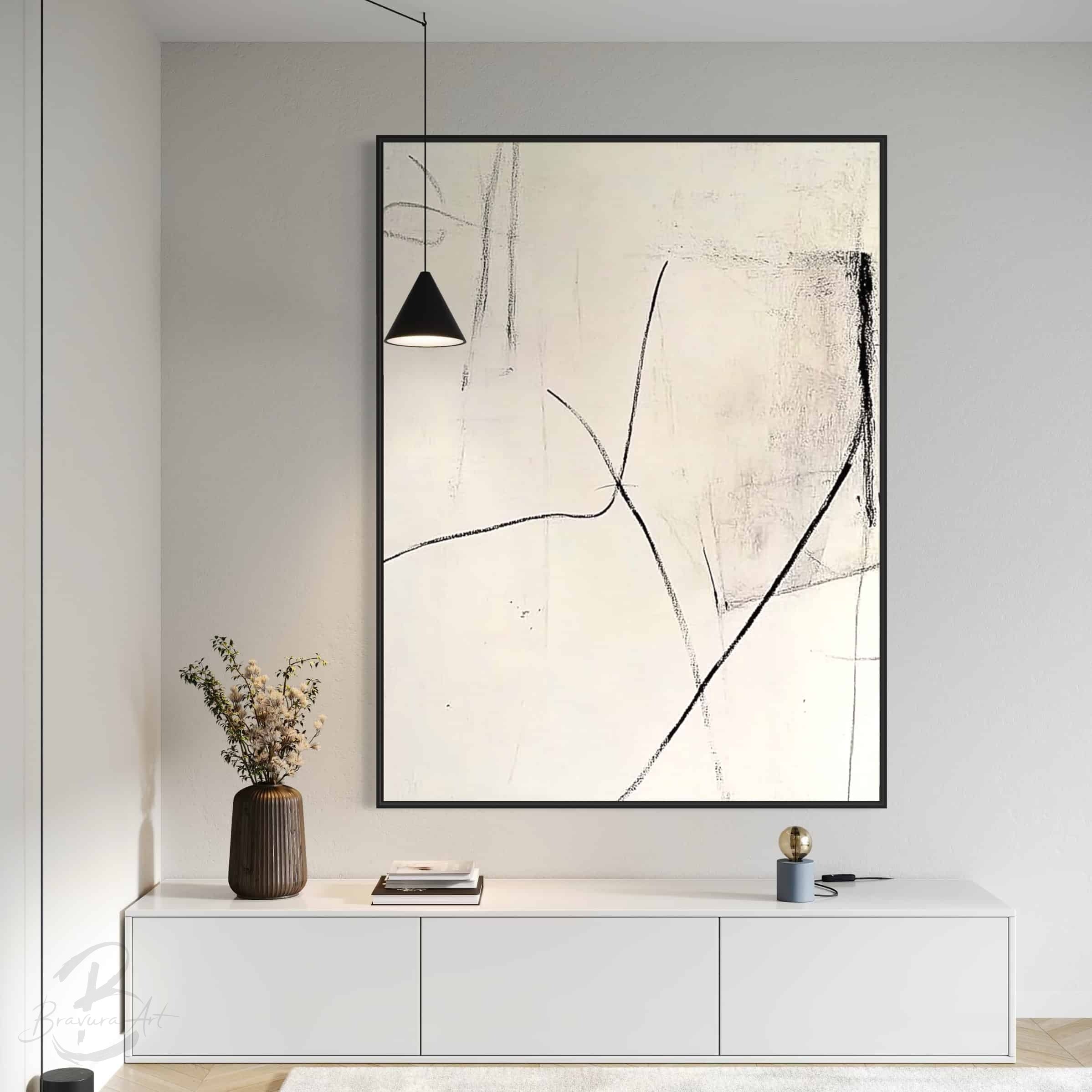 WABI SABI WALL ART "SERENE LINES"