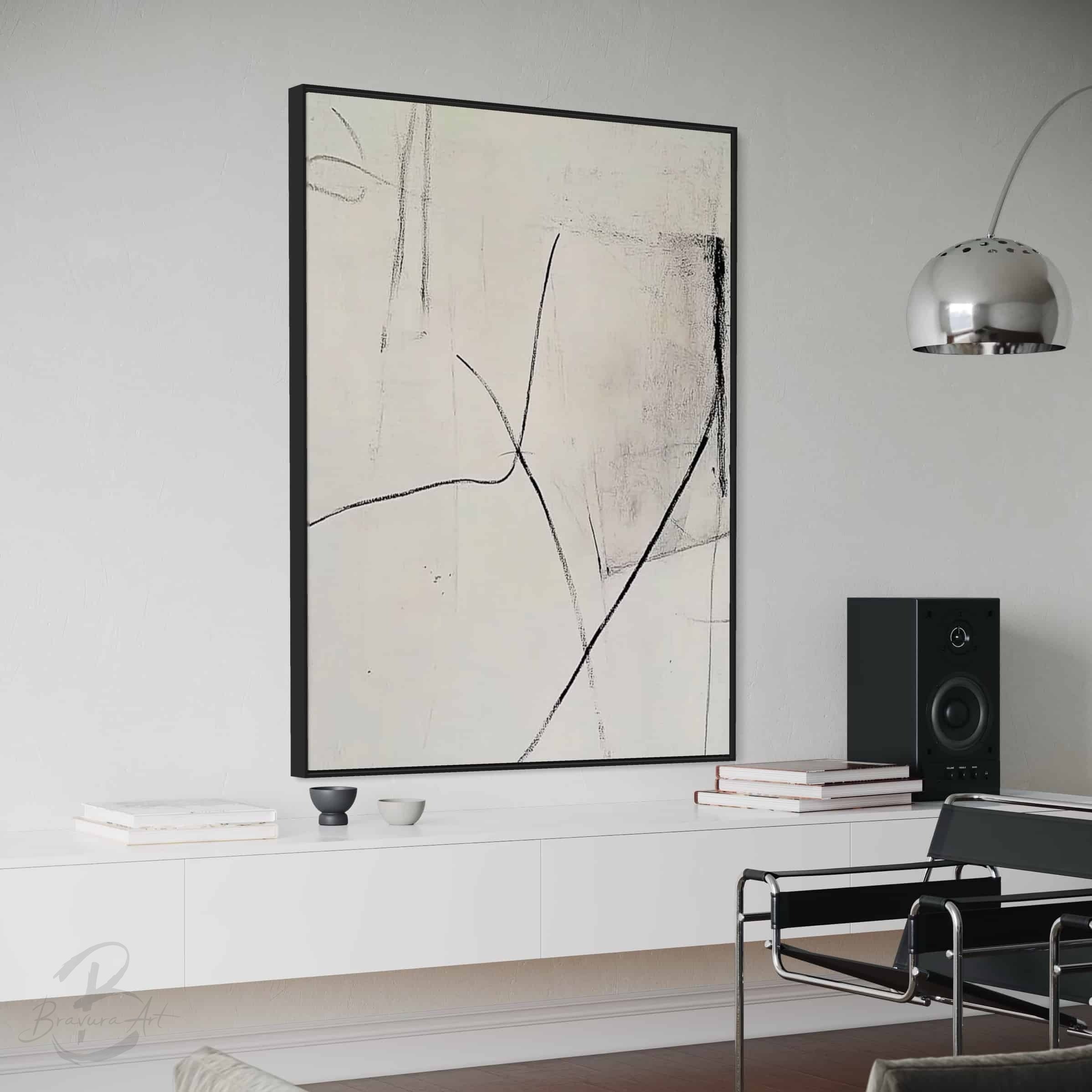 WABI SABI WALL ART "SERENE LINES"