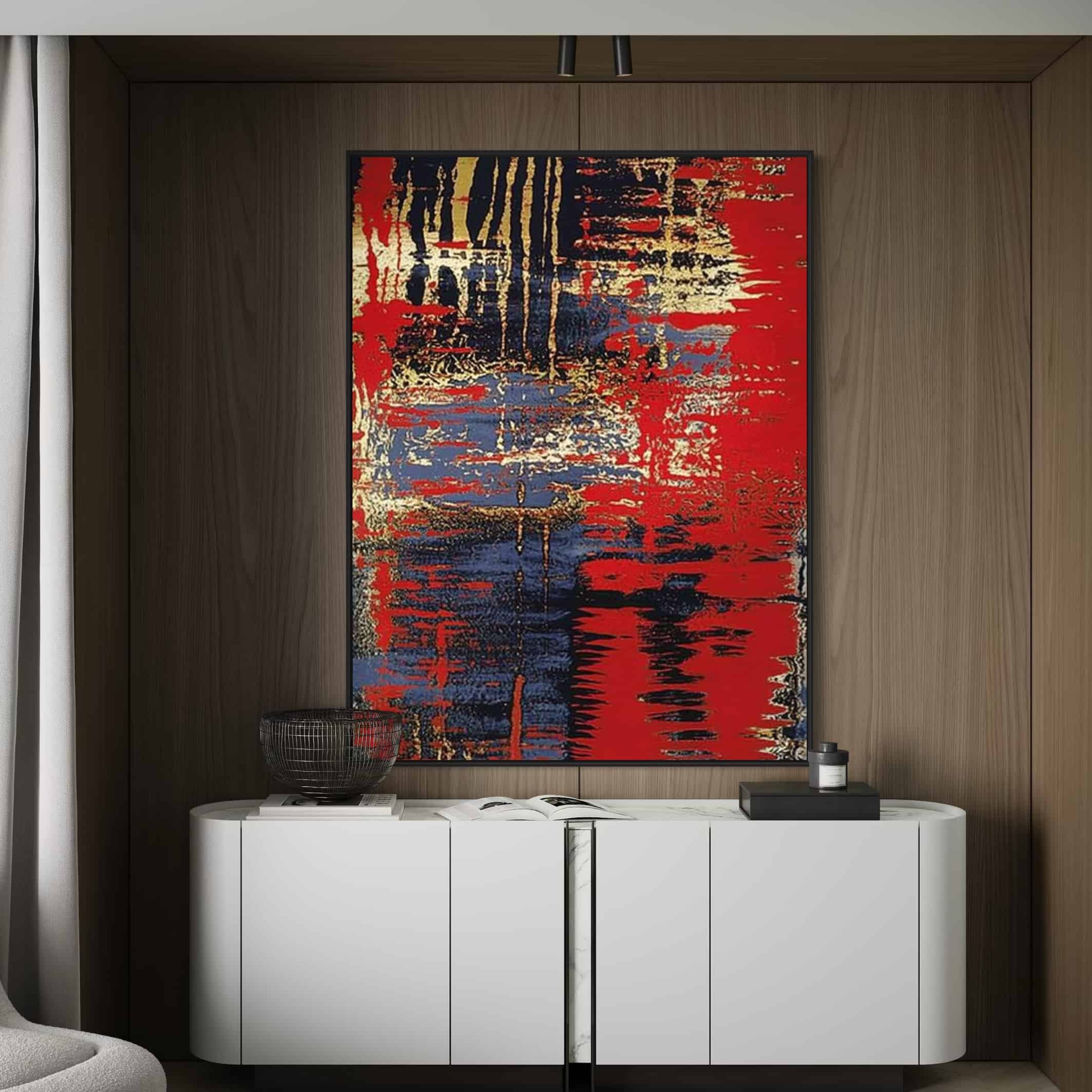 ABSTRACT EXPRESSIONISM: "ROYAL FLUSH"