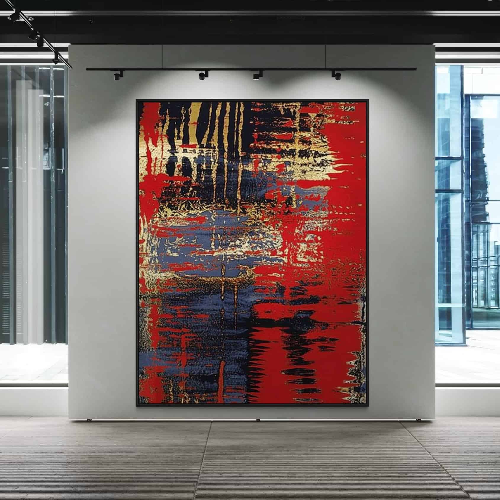 ABSTRACT EXPRESSIONISM: "ROYAL FLUSH"