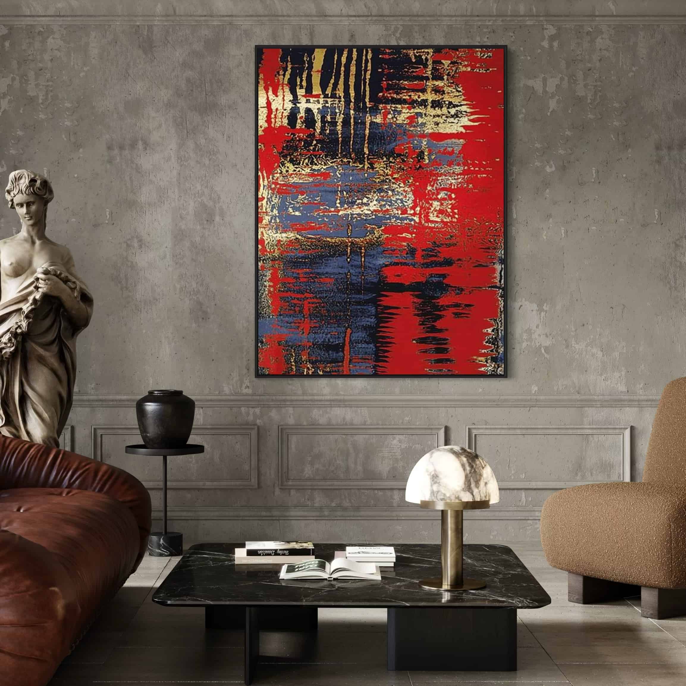 ABSTRACT EXPRESSIONISM: "ROYAL FLUSH"