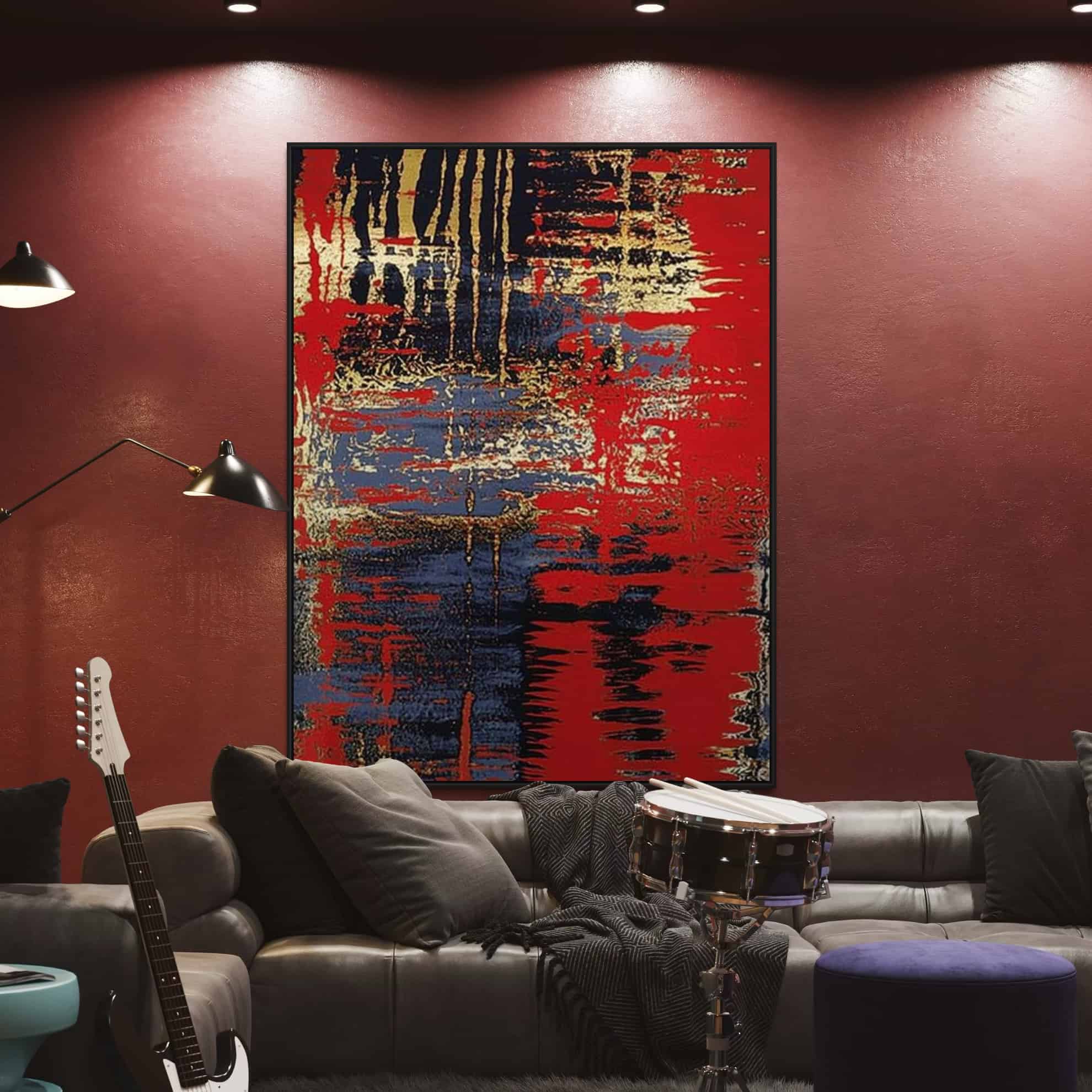ABSTRACT EXPRESSIONISM: "ROYAL FLUSH"