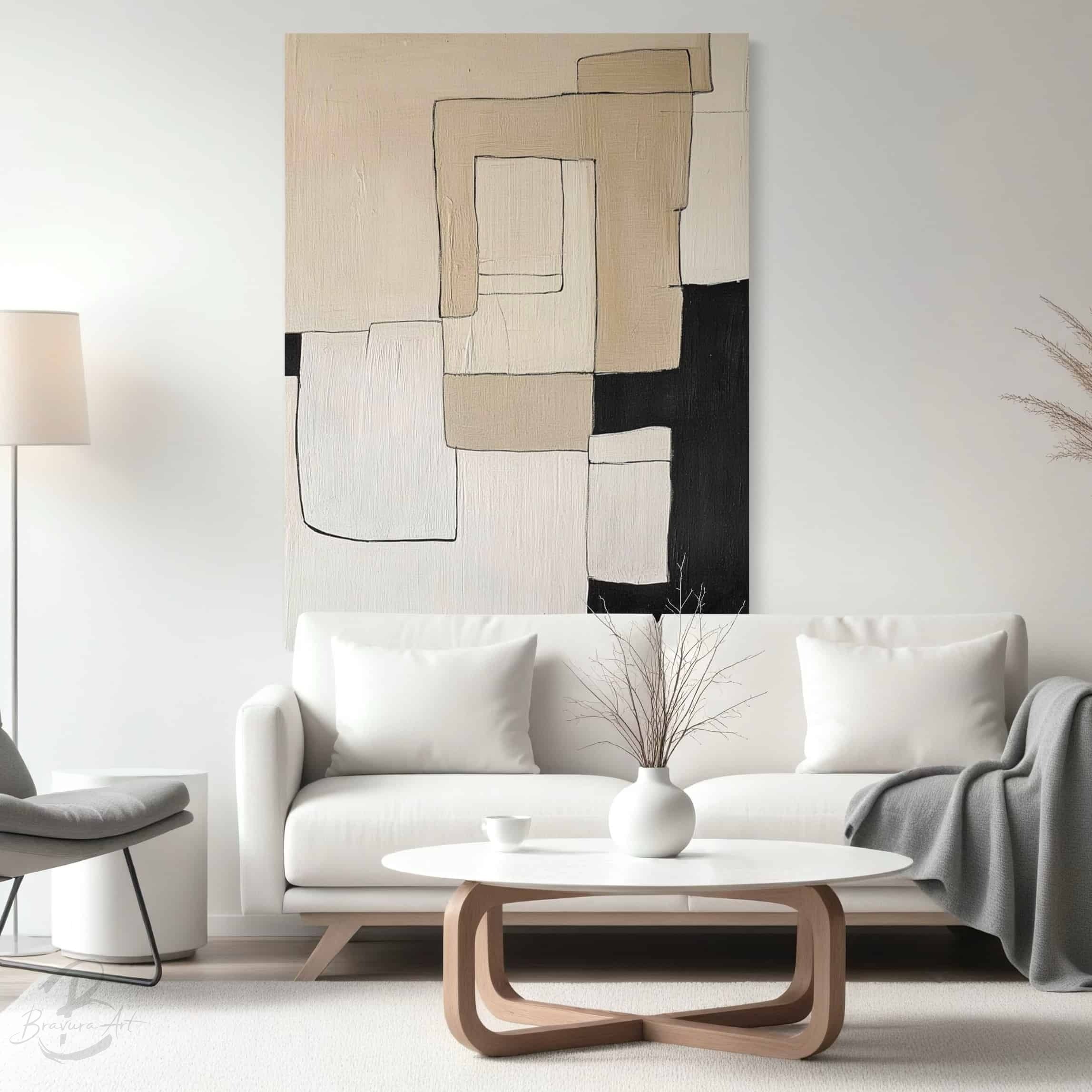 GEOMETRIC ART "DISTINCT PATHS"