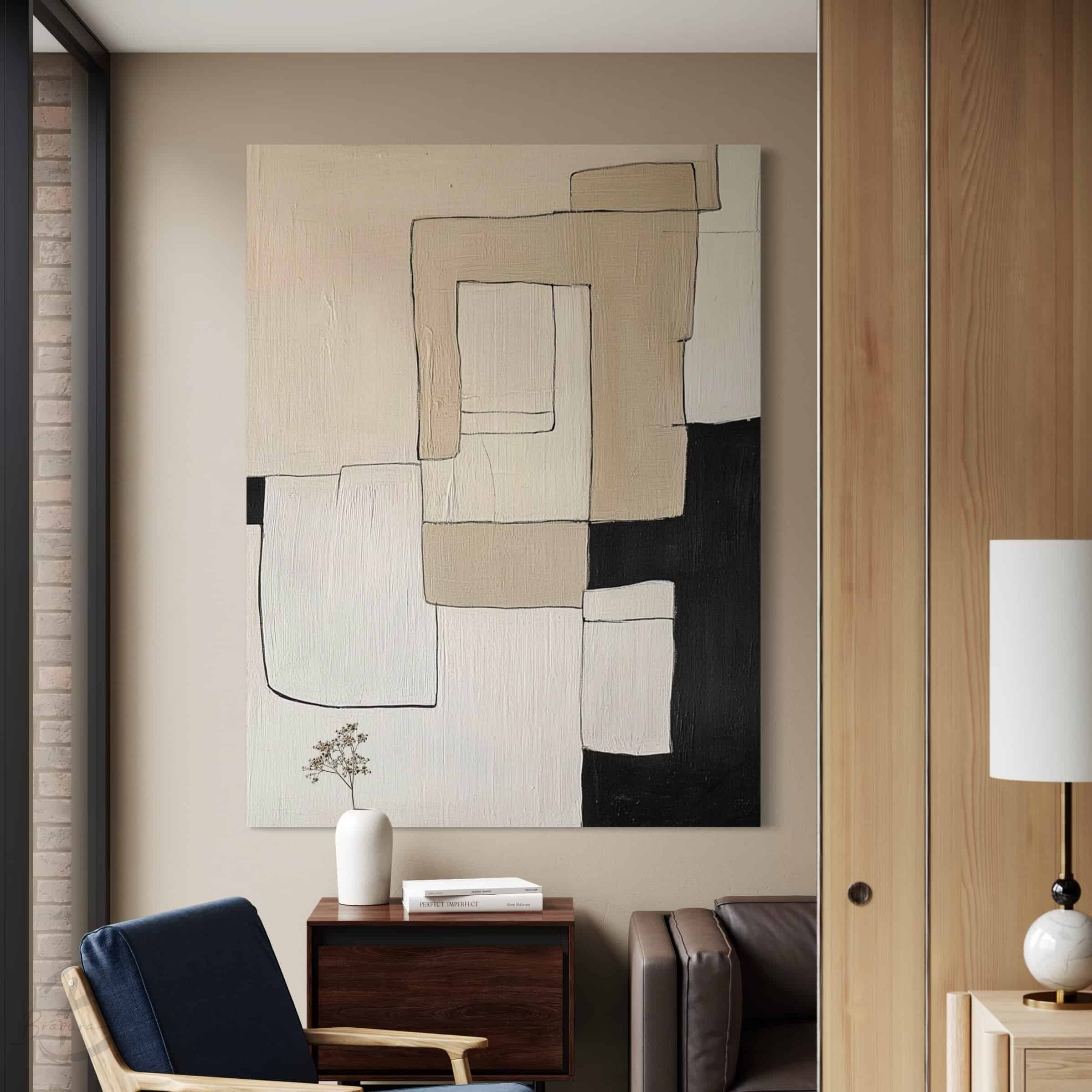 GEOMETRIC ART "DISTINCT PATHS"