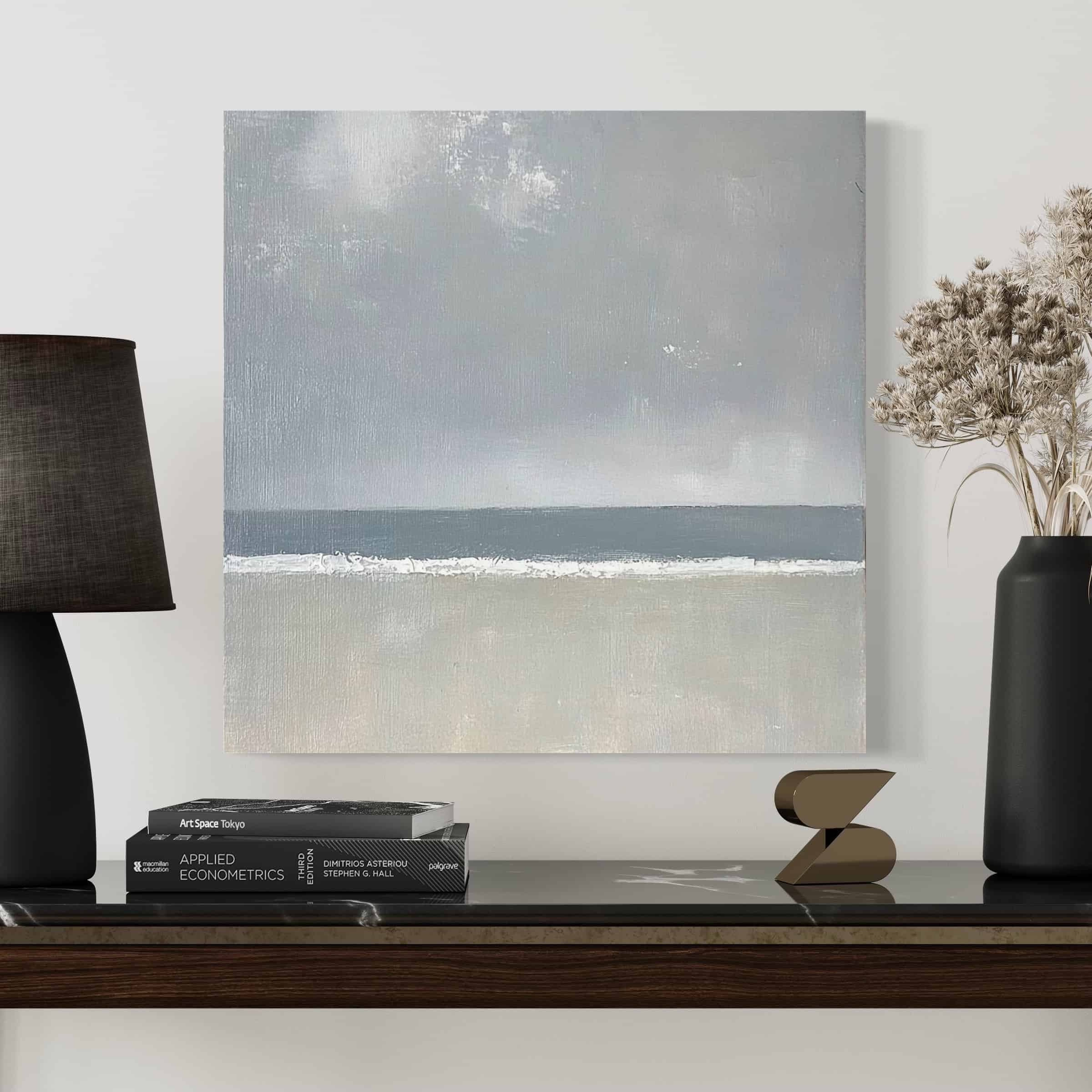 MINIMALIST ART "SILVER LINING"