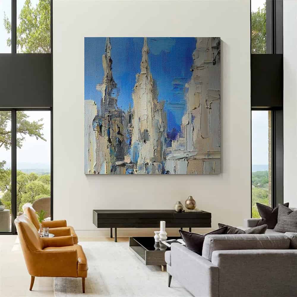 ARCHITECTURE ART "AZURE SPIRES"