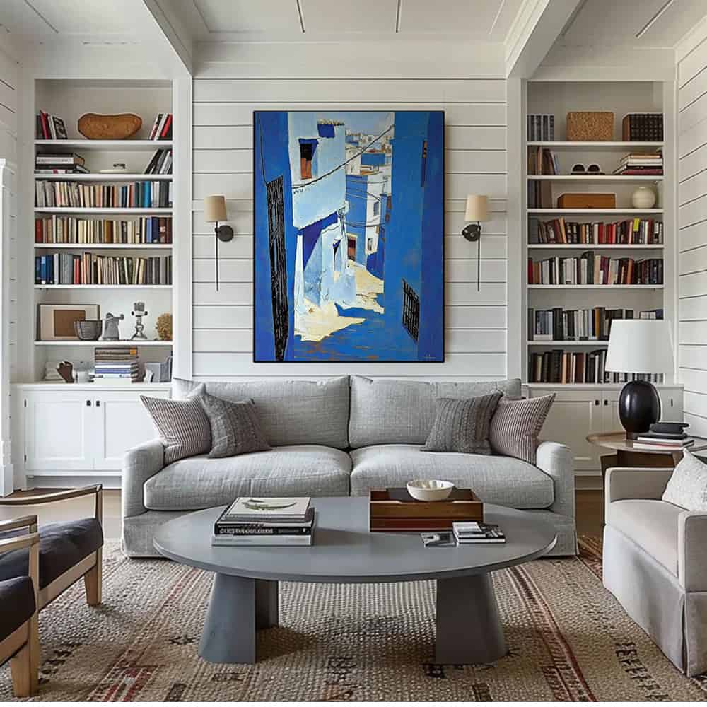 ARCHITECTURE ART "BLUE PASSAGE"