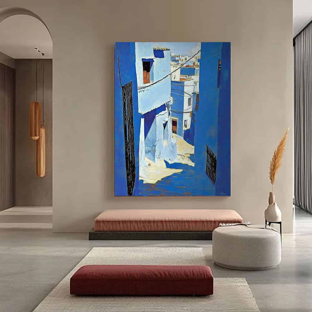 ARCHITECTURE ART "BLUE PASSAGE"
