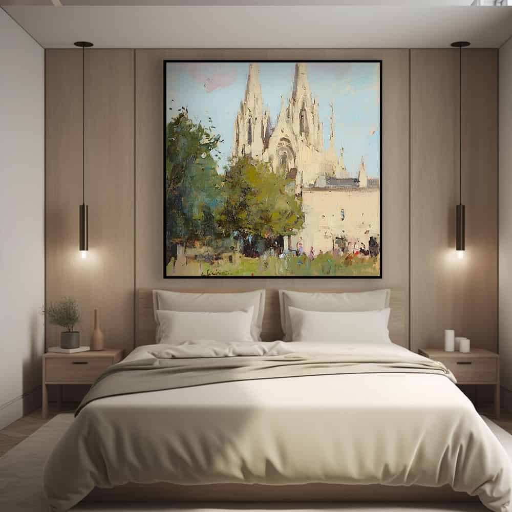 ARCHITECTURE ART "SUNDAY SPIRES"
