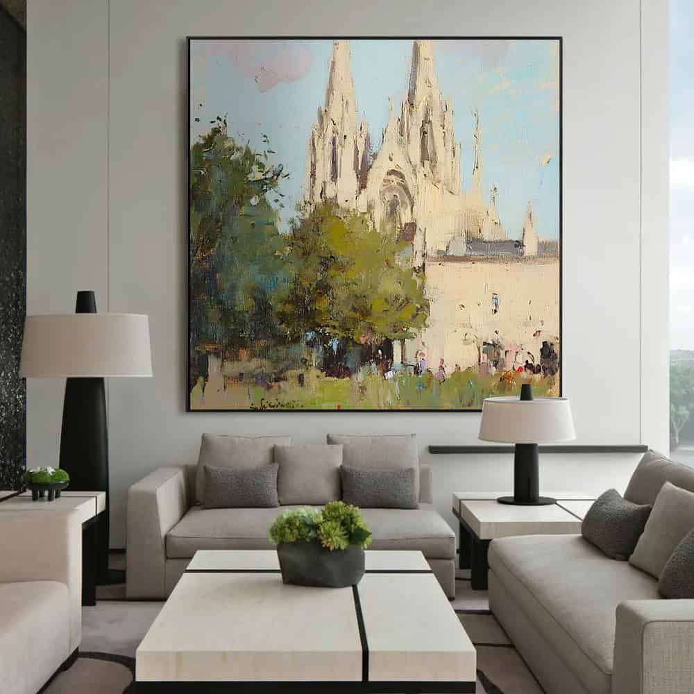 ARCHITECTURE ART "SUNDAY SPIRES"