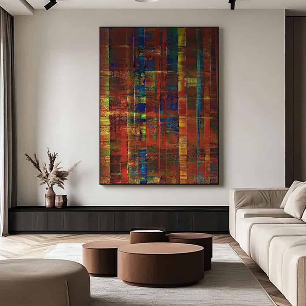 COLOR ABSTRACT ART "ANCIENT DATASTREAM"