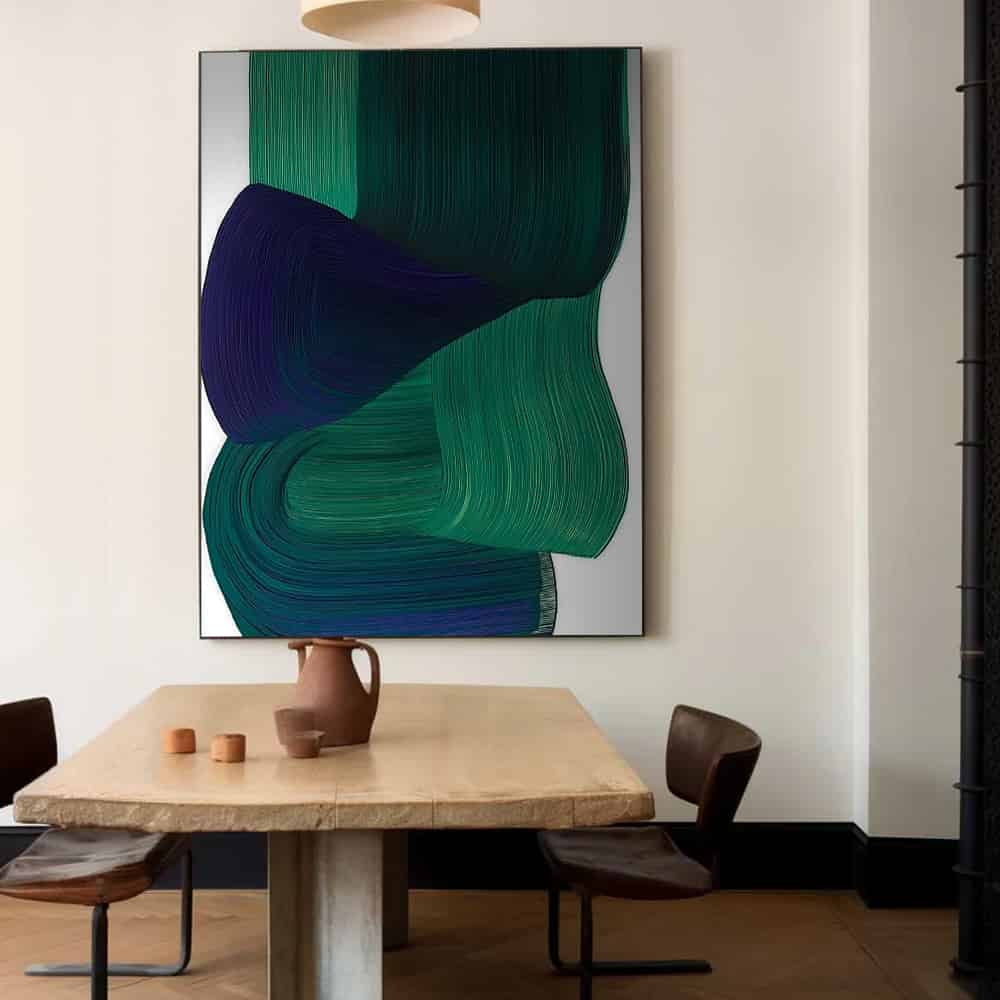 COLOR ABSTRACT ART "AQUATIC UNION"