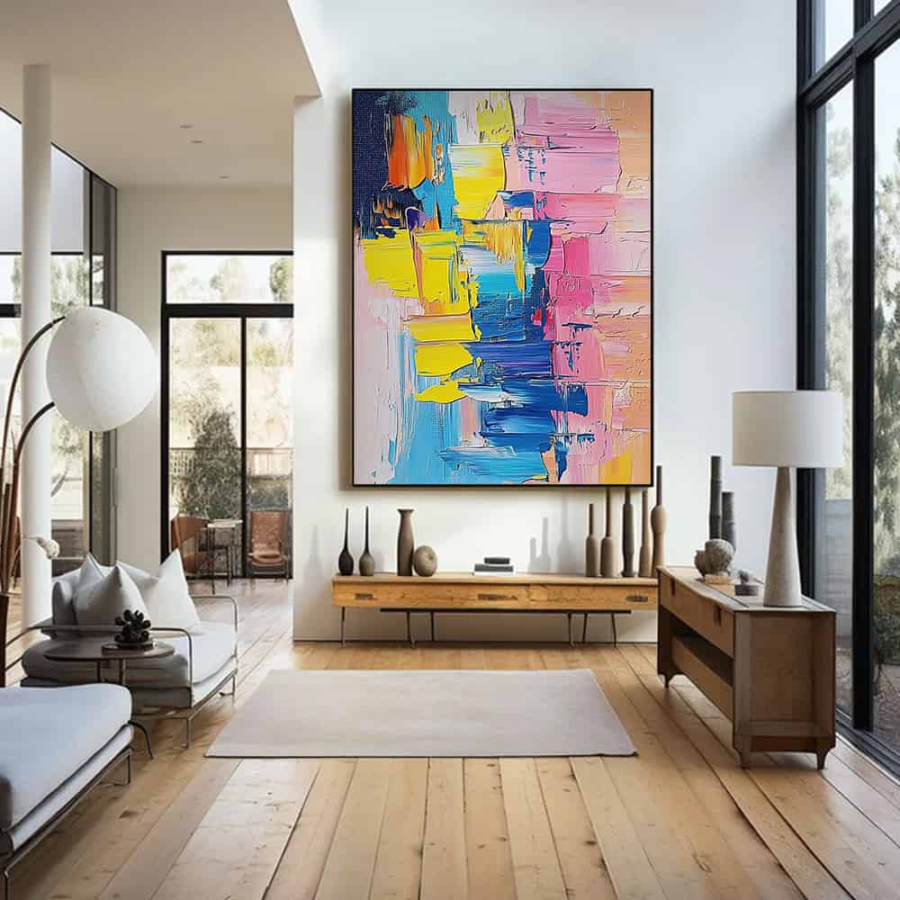COLOR ABSTRACT ART "CANDY RUSH"