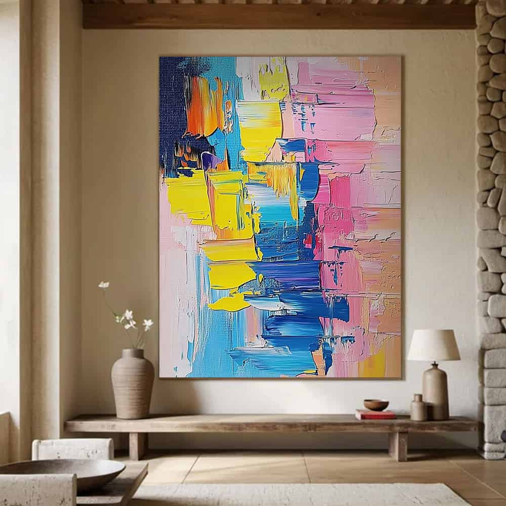 COLOR ABSTRACT ART "CANDY RUSH"