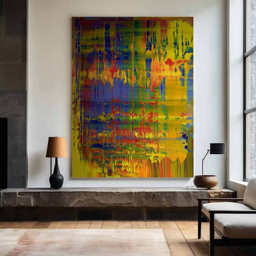 COLOR ABSTRACT ART "CHROMATIC FEVER"